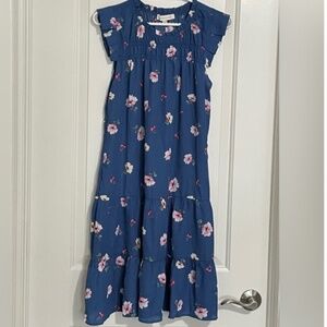 Brand New Women’s Monteau Blue Floral Dress